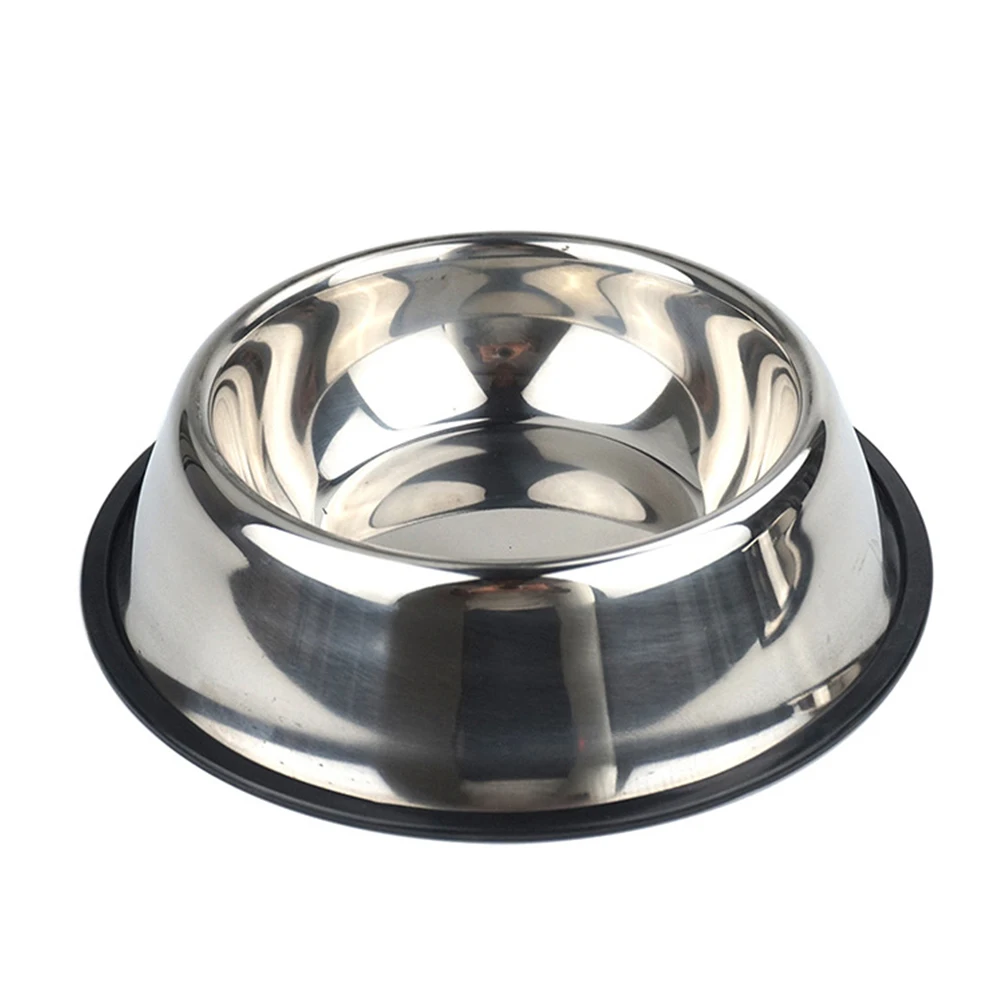 

Stainless Steel Pet Feeder Durable Double Dog Bowl Non Slip Hard Metal Cat Bowl Easy Clean Anti Tip Design Safe Environmentally