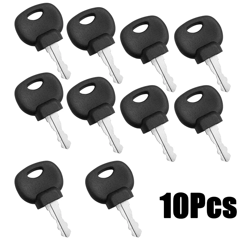 

6/10Pcs 14607 Ignition Key For Jcb Bomag Hatz Manitou Tractor SP Excavator Heavy Equipment Ignition Start Switch Door Lock