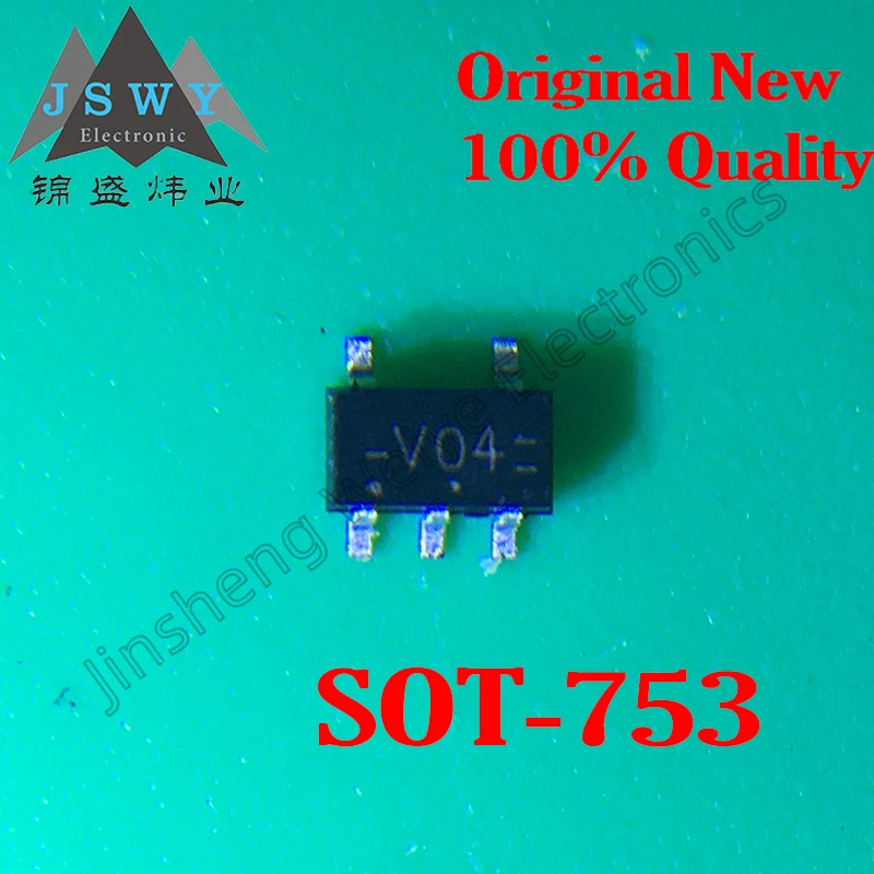 (100/500PCS) 74LVC1G04GV 74LVC1G04 V04 SOT-753 Single Inverter/Imported/Original/In stock/Fast shipping!