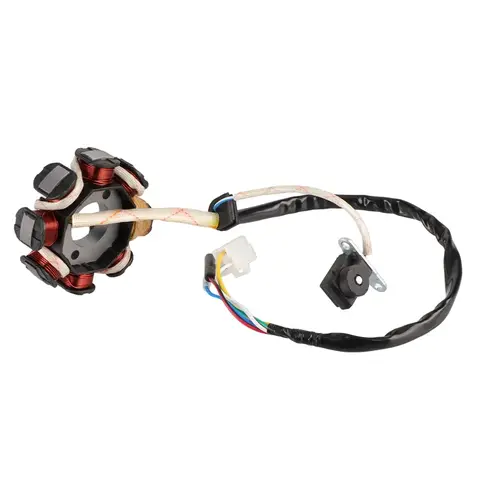 ATV 8 Coil Magnetic Alternator Ignition Stator Suitable for GY6 139QMB 139QMA Chinese Scooter Off-Road Motorcycle Engine