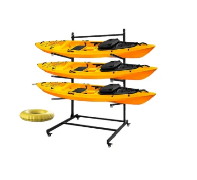 Sea Surfboard Storage Summer Sports Equipment Storage Custom Eco-Friendly Iron Shelf Wall-Mounted Kayak Display Rack