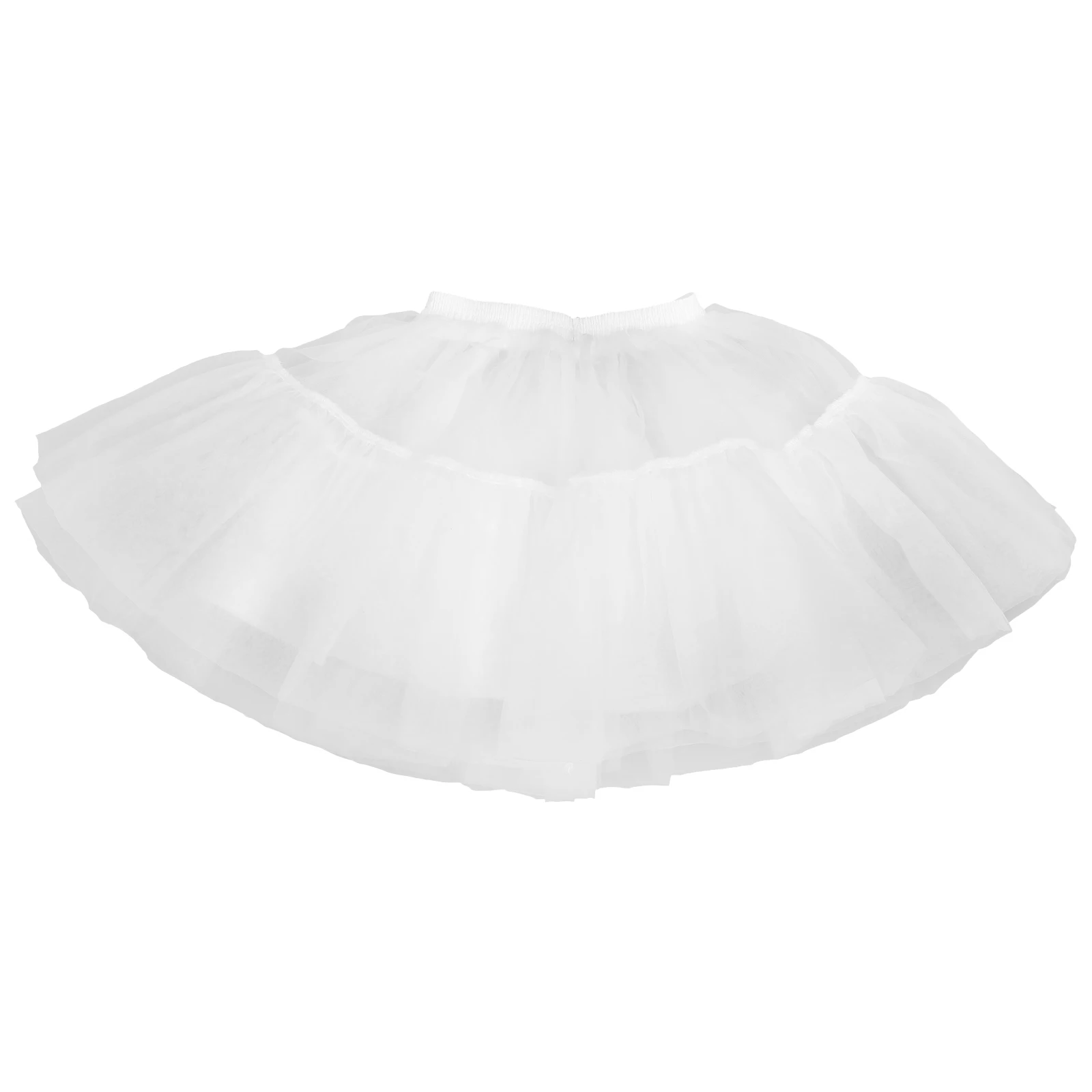 

Petticoat for Girls Women White Underwear Hoopless Short Dance White Tutu Skirt Costumes