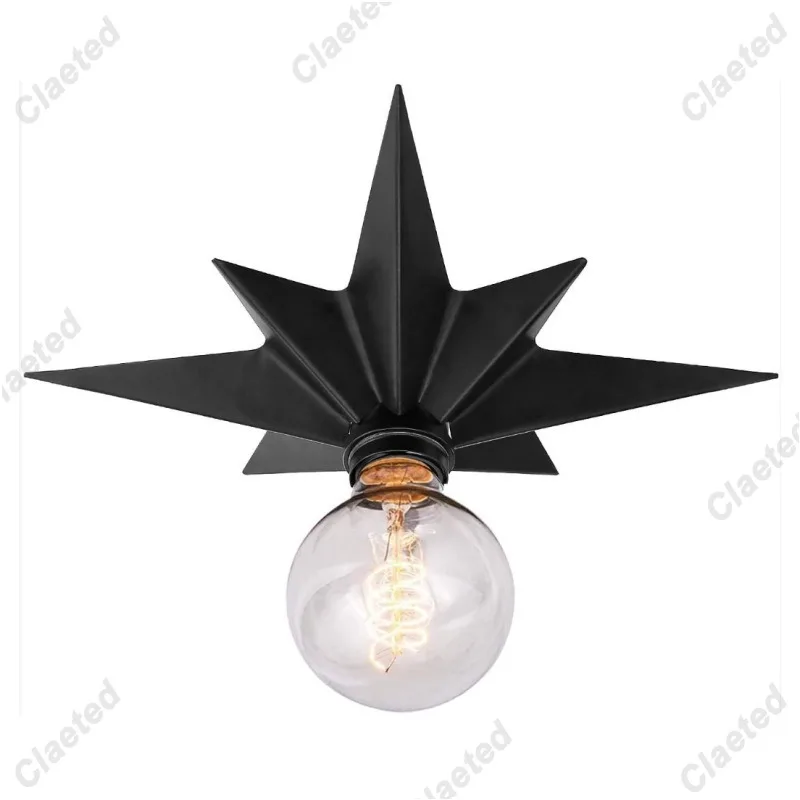 Creative Ceiling Light E27 Star Dual Color Optional Living Room Kitchen Corridor Light Dining Room LED Lighting Fixtures