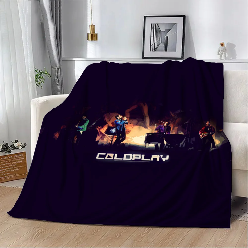 C-coldplayS Blanket Large Sofa Throw Blanket King Size Fluffy Soft Blankets Characters Luxury Blankets for Adults Home Interior