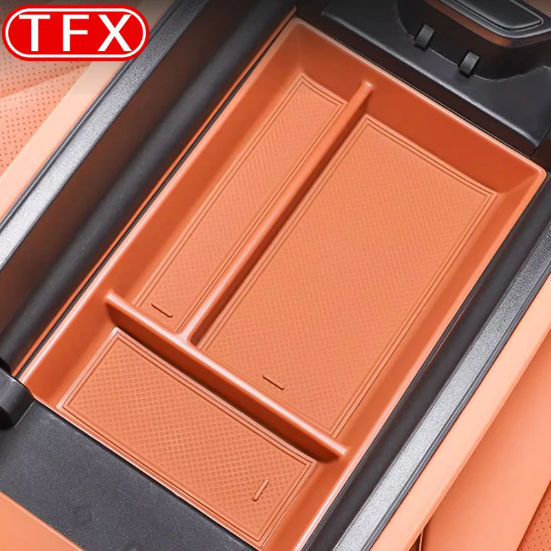 For Changan Deepal S7 2023 2024 Car Armrest Box Storage Box Center Control Organizer Modification SL03 Car Interior Products