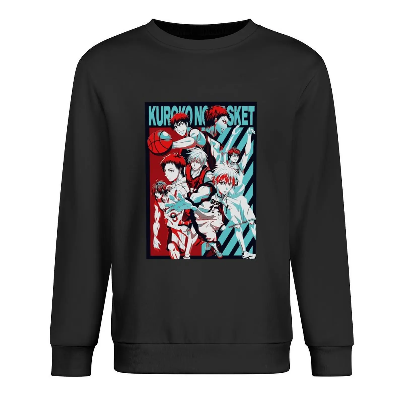 

Kuroko And Basketball Retro Pullover autumn new products men's coat anime clothing korean clothes autumn sweatshirt