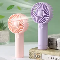 Mini Portable Fans Handheld USB Rechargeable Fan Mini Desktop Air Cooler Outdoor Fan Cooling Travel Hand Fans Ventilation Fan
