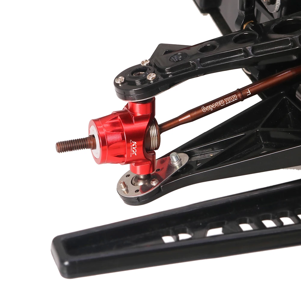 KYX سباق الألومنيوم مفاصل التوجيه الأمامي ترقيات أجزاء الملحقات ل 1/10 RC سيارة Tamiya Hotshot II The Bigwig #2