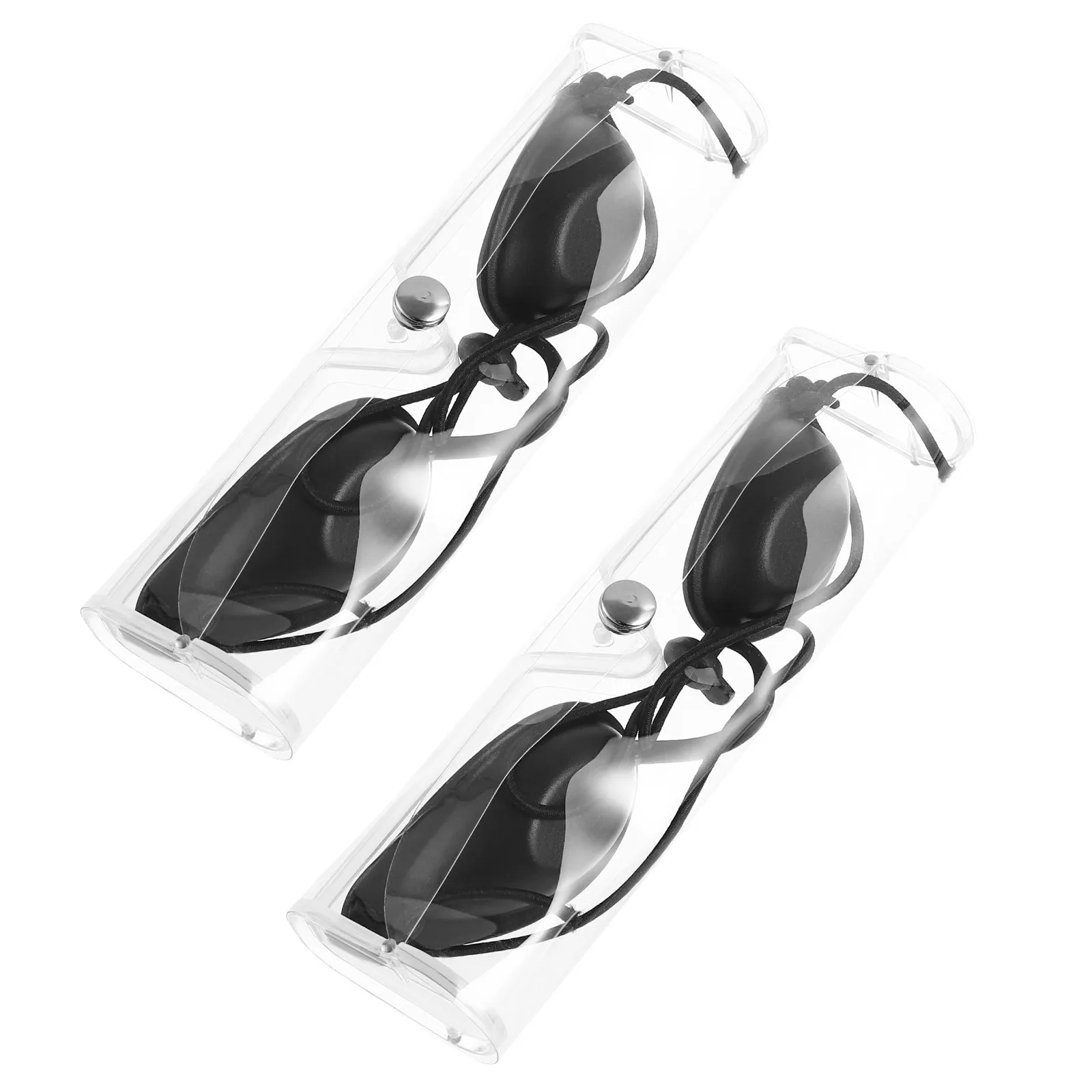 Tanning Bed Goggles 2 Sets Adjustable Eye Protection Eyewear for Sunbathing and Skin Care Machines