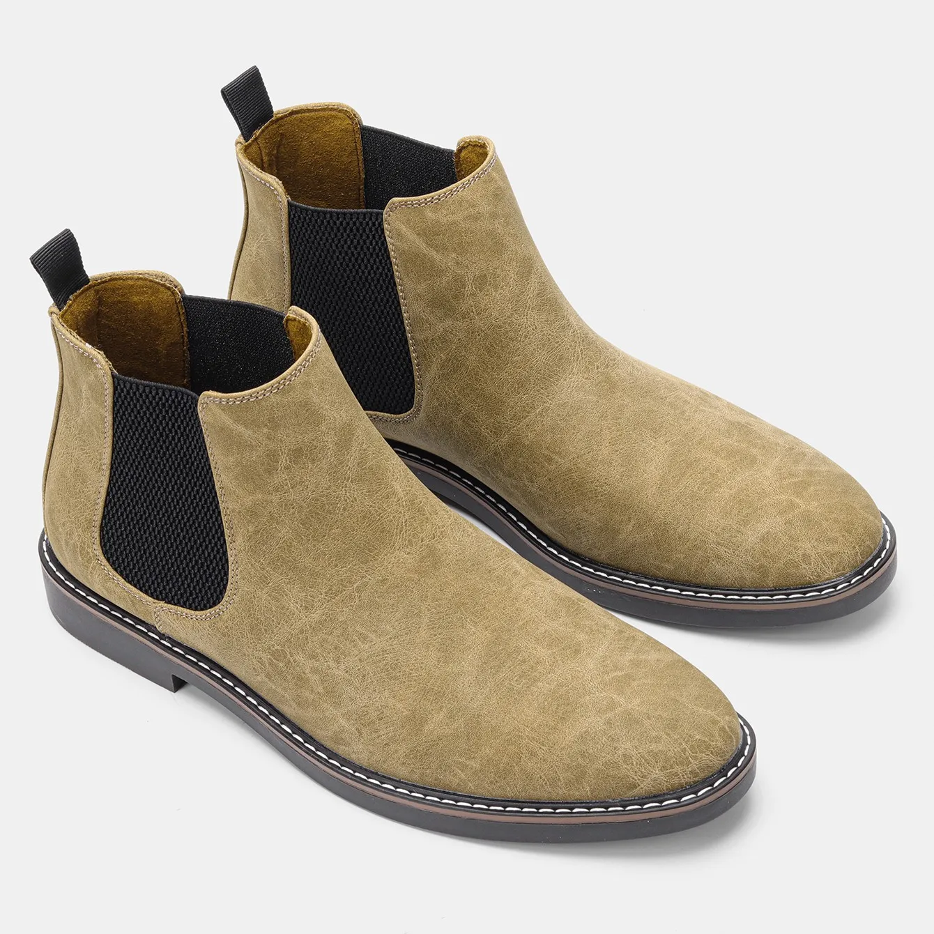 Chelsea boots men brand 2024 comfortable fashion ankle Men Boots