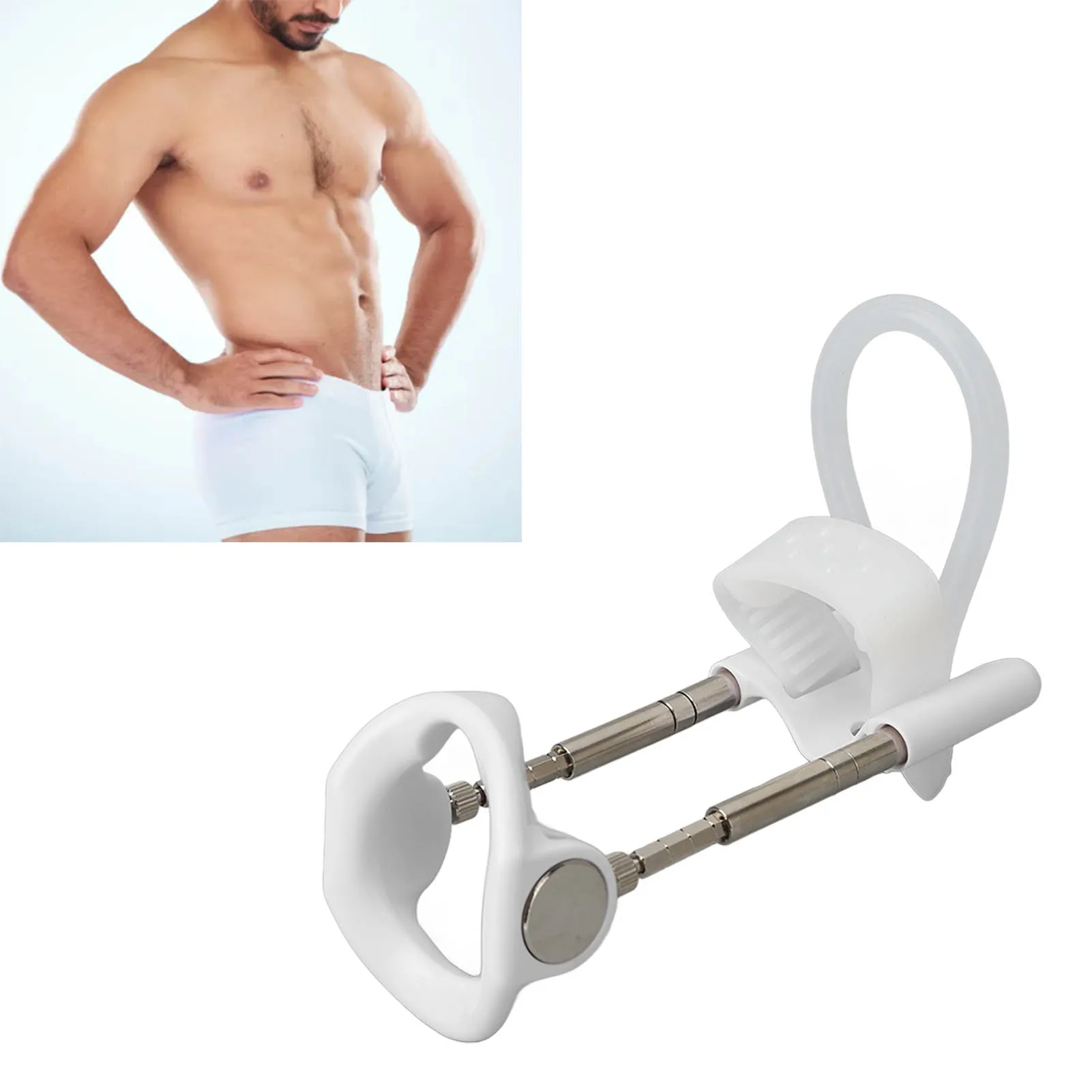 تدليك الرجال قوس عدة مرونة المحمولة قبضة مريحة الرجال تدليك موسع قضيب عدة للمنزل السفر الرجال قوس نقالة عدة #4