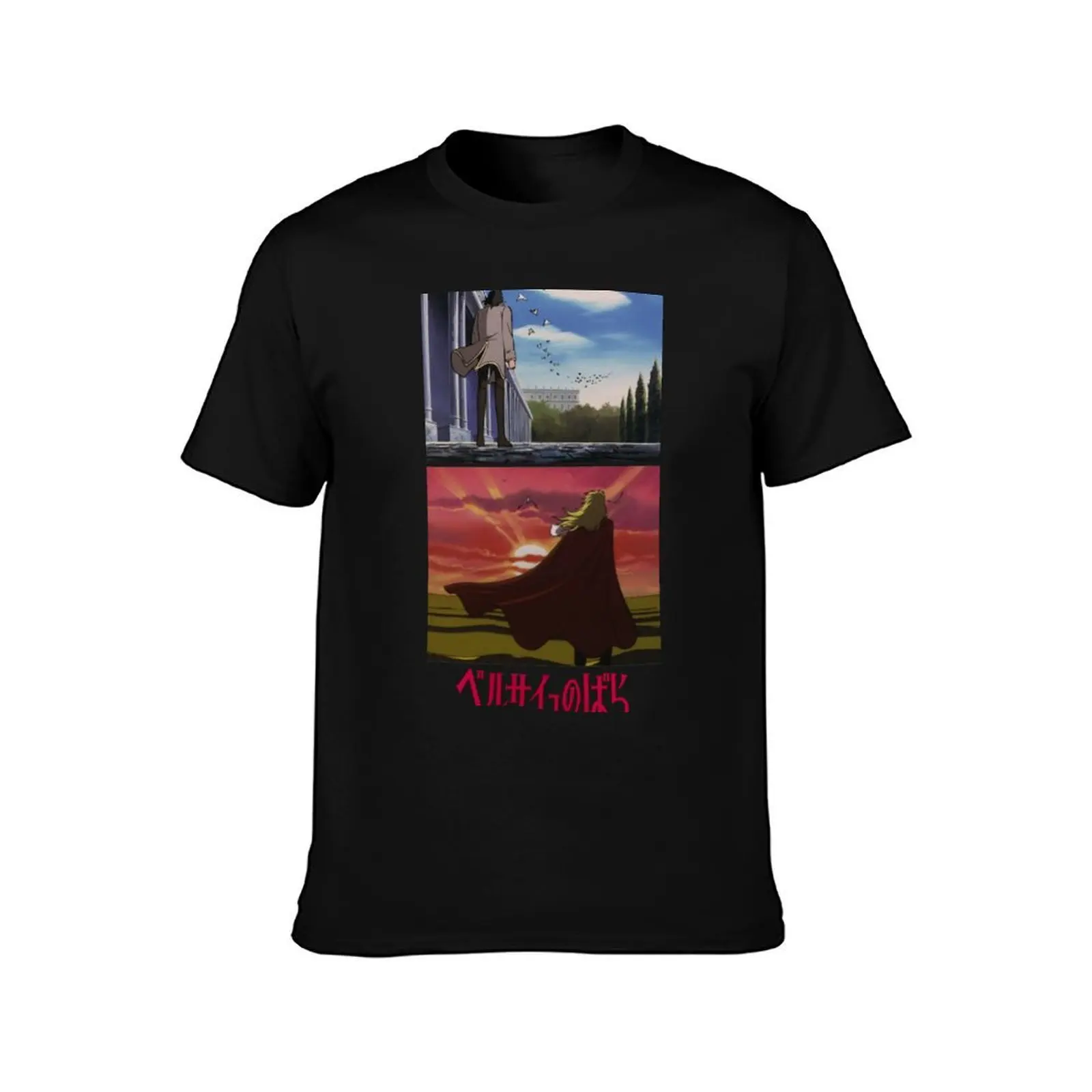 André and Oscar - Rose of Versailles T-Shirt Athletic Quick Dry for Men T-Shirt