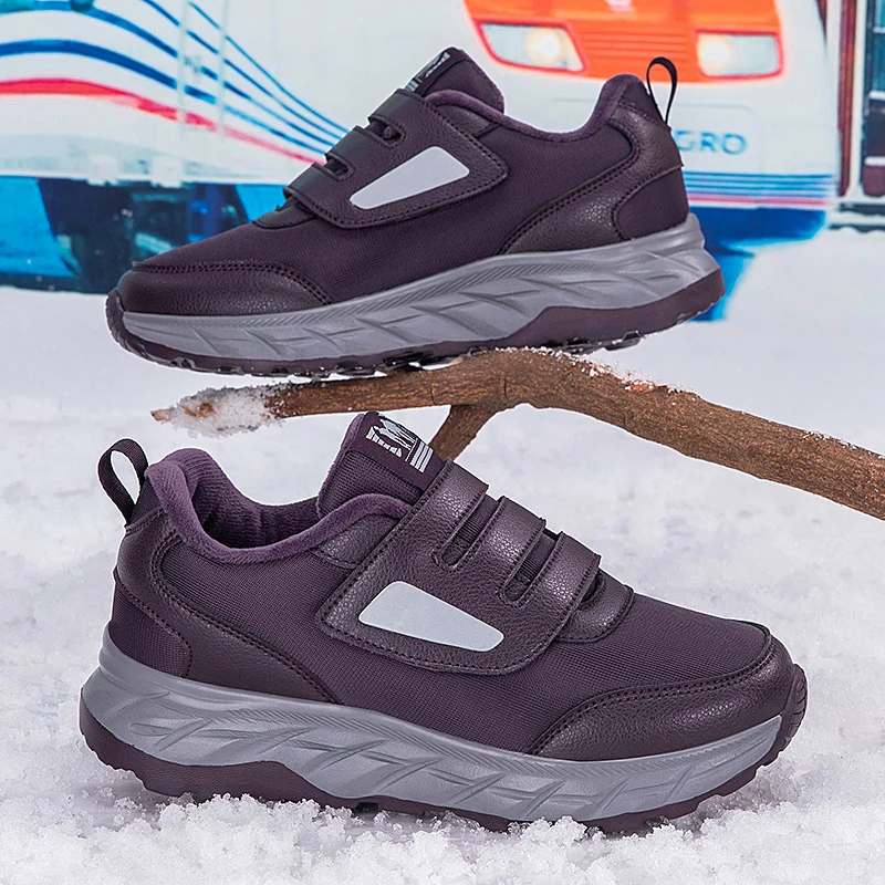 YRZL 2025 New Men's Winter Boots Thermal Waterproof Anti Slip Snow Boots Men Outdoor Warm Comfortable Non Slip Outdoor Shoes