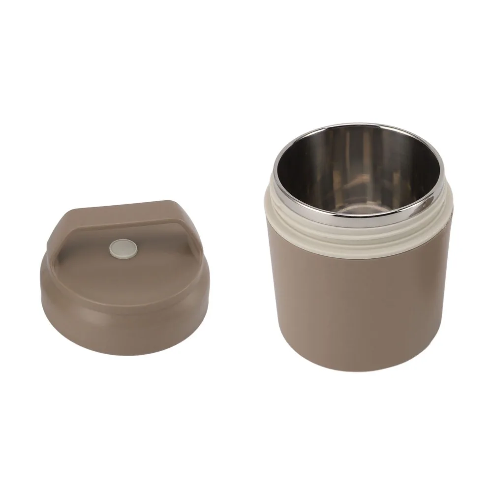 Practical 304 Stainless Steel Round Lunch Container 420ml Lunch Storage Container Insulated Food Storage For Office