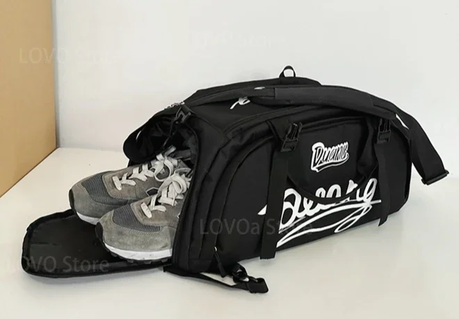 

Large capacity handbag travel shoulder sports hip hop messenger bag football basketball storage bag