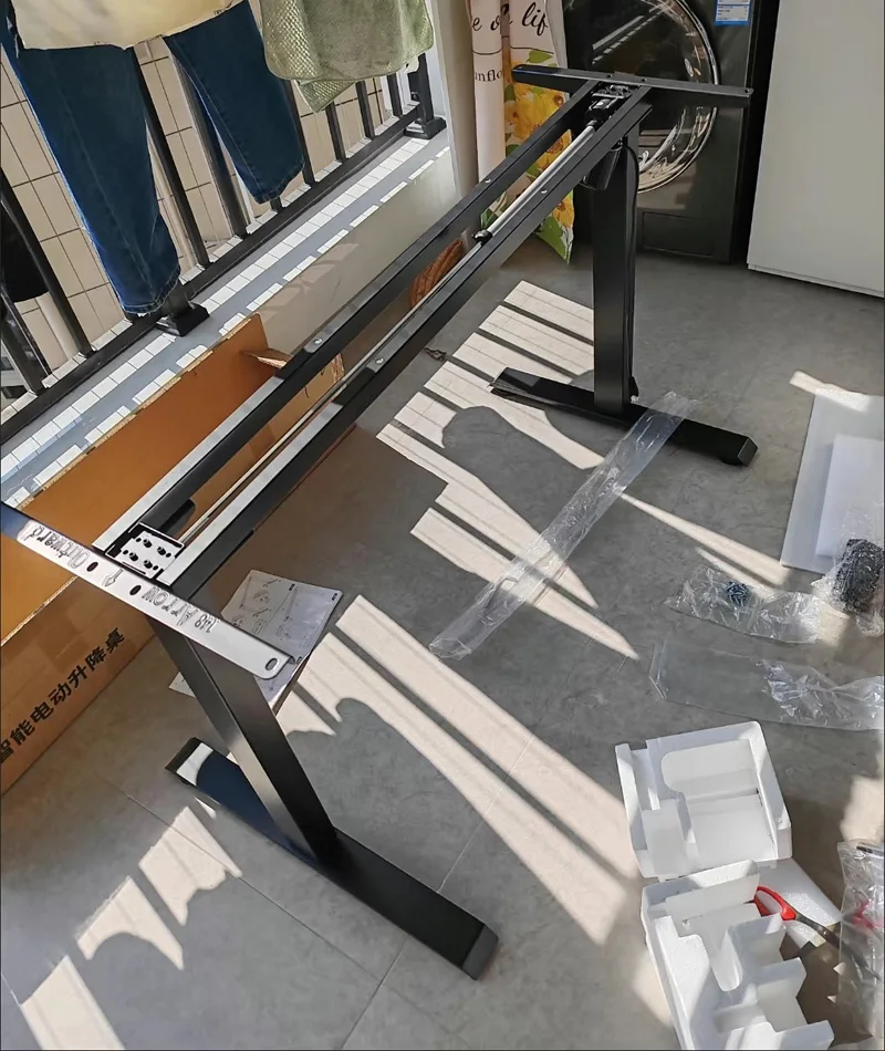 รับประกัน 5 ปี DIY มอเตอร์เดี่ยวสมาร์ทไฟฟ้าขาโต๊ะยกโต๊ะขาตั้งขาตั้งกล้องยกความสูงปรับขาตั้งโต๊ะ