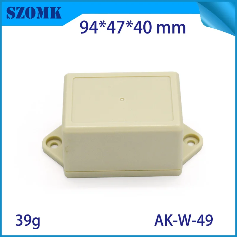 

1Piece wall-mounting abs plastic enclosures plastic box electronics distribution abs housing 94X47X40 MM