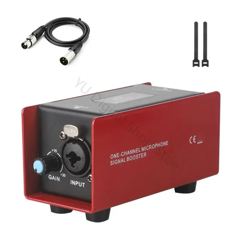96BA Stage Voice Lifter mit Metallgehäuse, dynamischer Gesangsvorverstärkerbox und Frontpegelregler für Live-Hosting – Detail 10