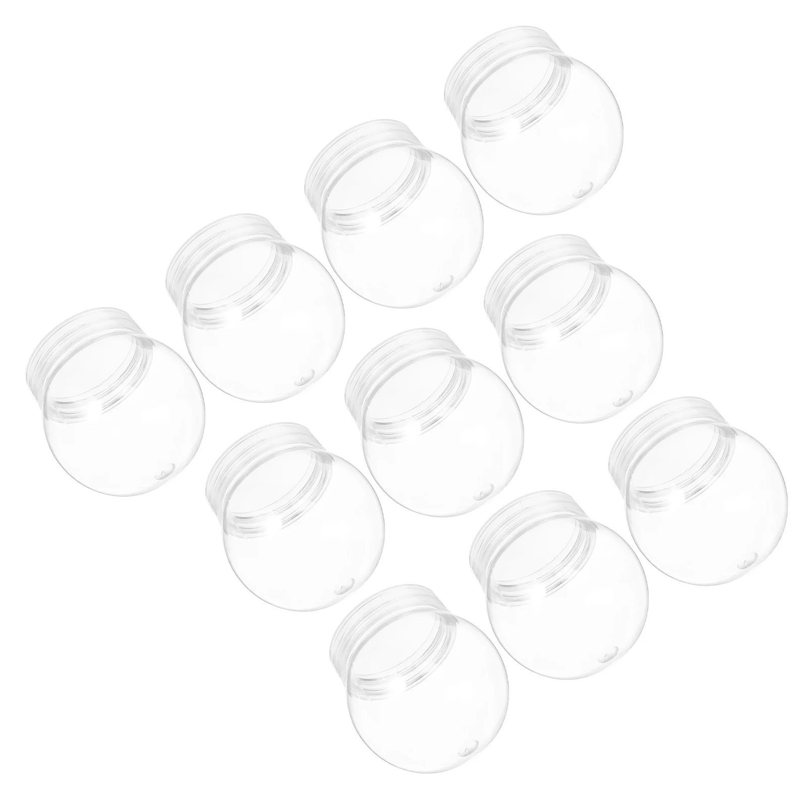 

10Pcs DIY Water Globe Clear Plastic Easy to Operate and Clean for Crafts DIY Snow Globe Crafts Water Globes Empty Snow Globes