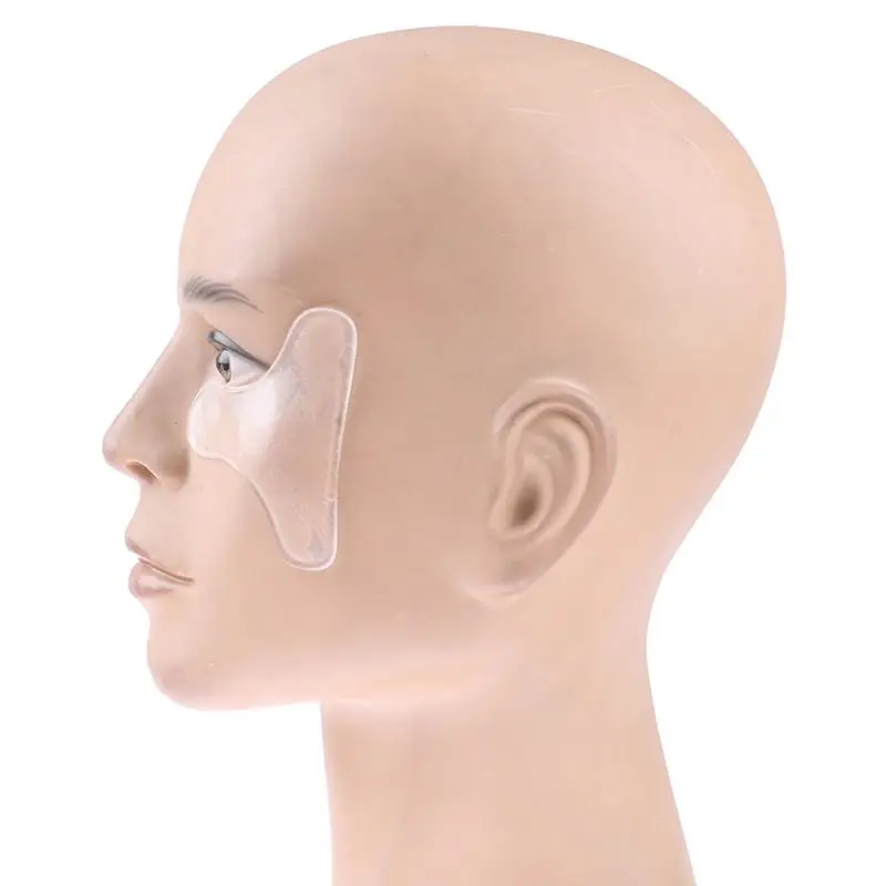 Silicone Eye Patch Silicone T-shaped Eye Patch Portable Facial Skincare Overnight Remove Lines Facial Beauty Tool〔HMA58〕
