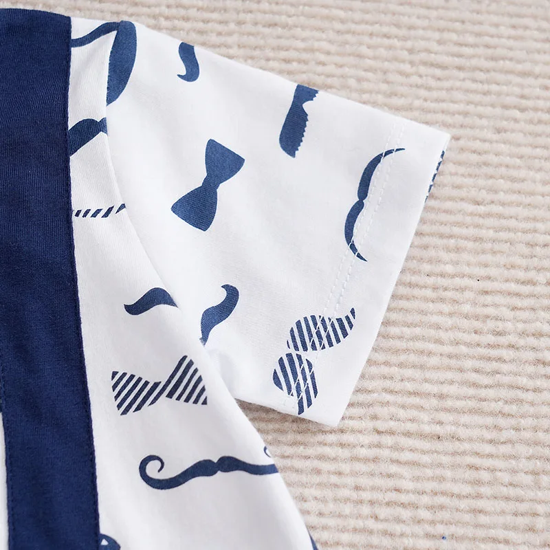 العصرية 100% القطن الطفل نيسيي التلبيب لينة ربطة القوس فيونكة الاسلوب المناسب عادية مريحة محبوك الوليد رومبير البحرية لطيف كول الرضع