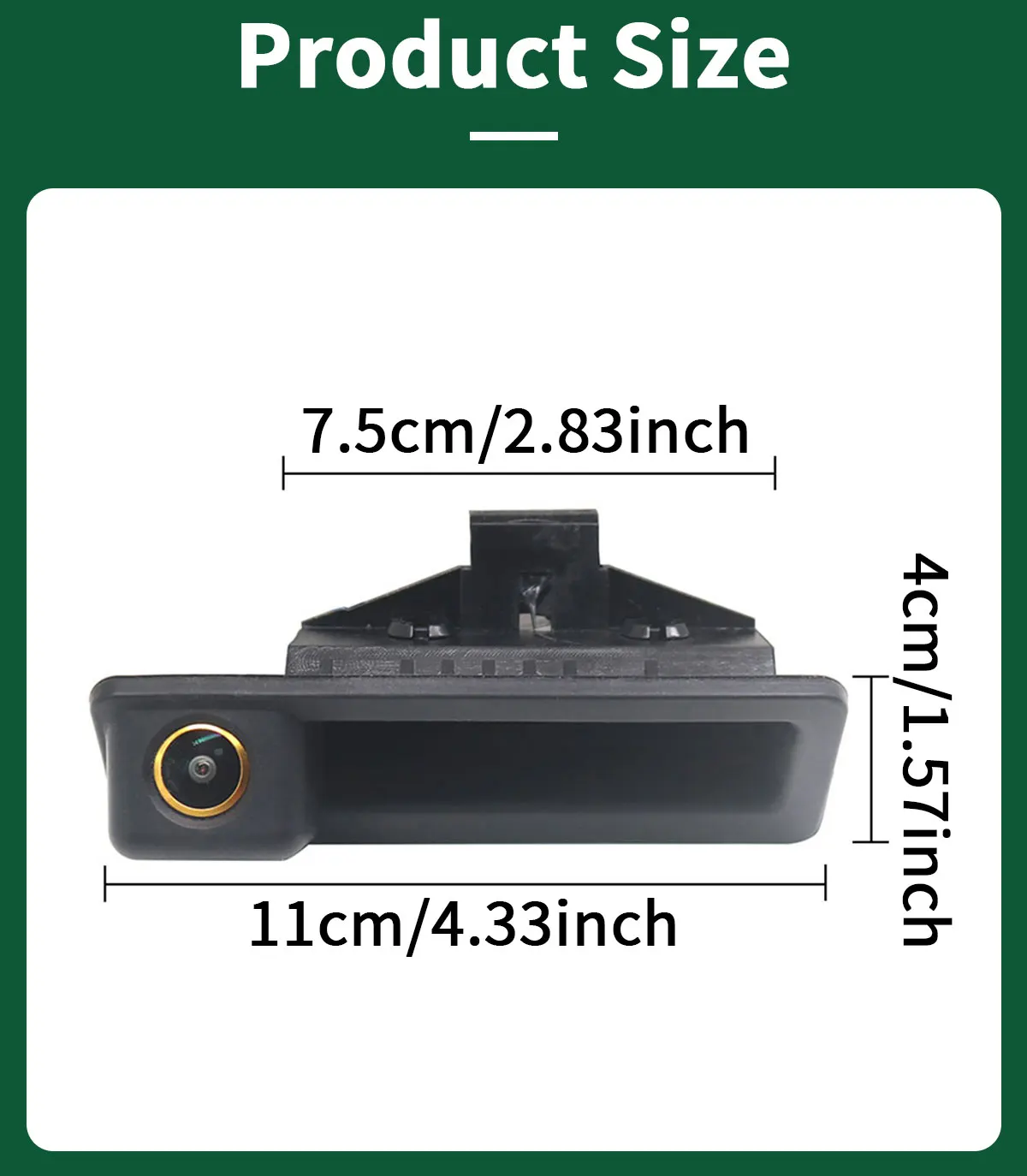 AHD 1080P Wasserdichte Auto Rückansicht Reverse Kamera Für BMW E60 E39 E90 E82 E61 X1 E84 X5 E70 E92 3/5 Serie E88 E93 X6 – Detail 8