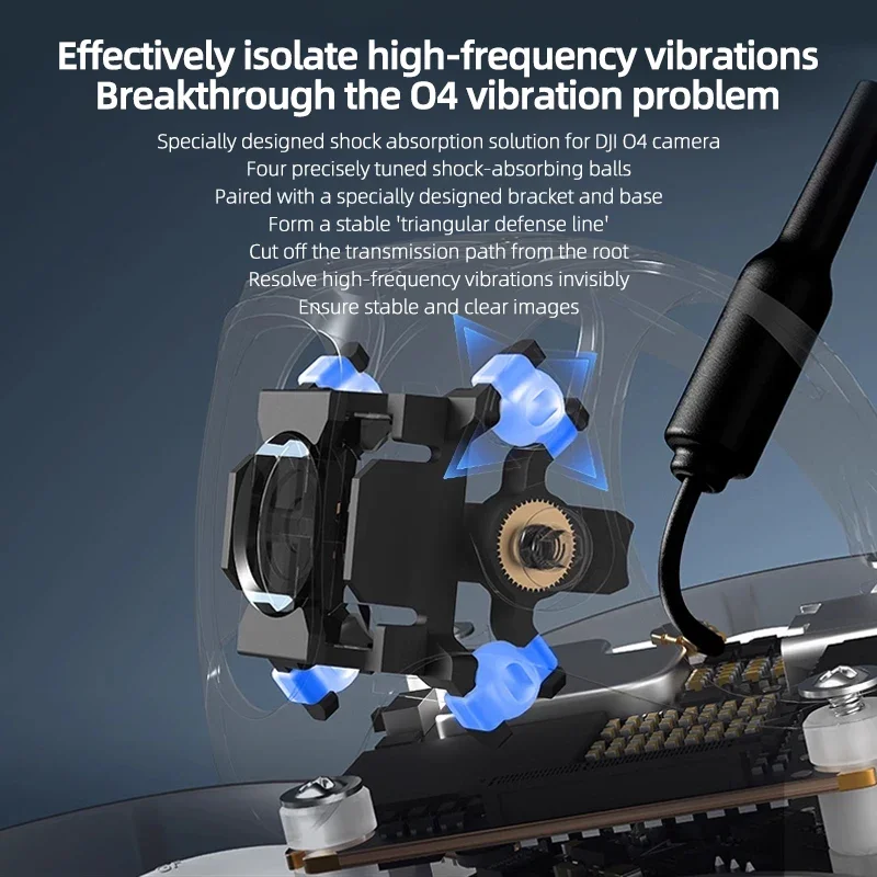 BETAFPV Shock Absorbing Components FPV Camera Accessory Efficient Cushioning For O4 Air Unit Camera FPV Quadcopter Drone