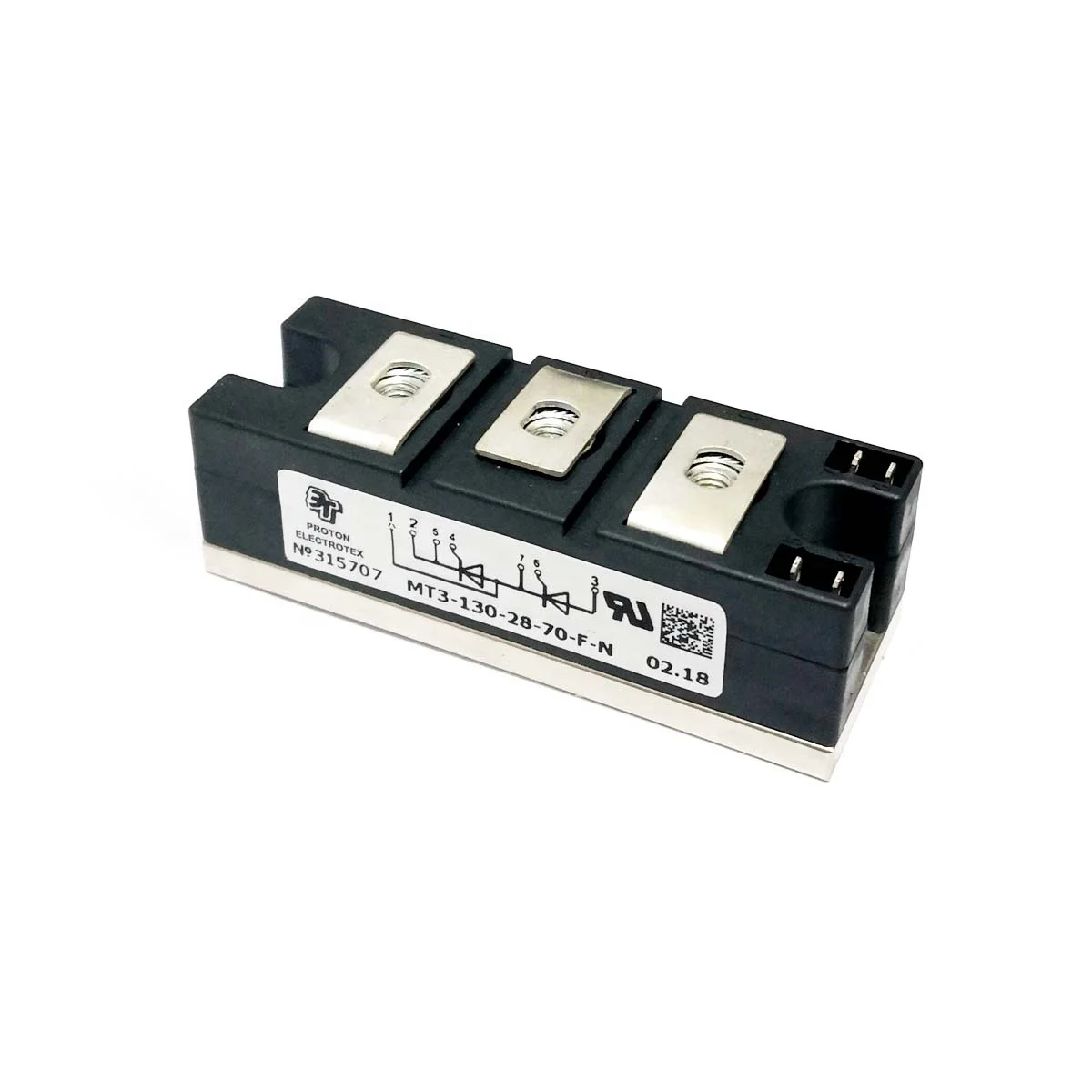 

THYRISTOR MODULE MT3-130-28-70-F-N MT3-130-28-70-FN