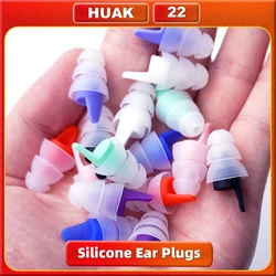 HUAK High Fidelity Silicone Earplugs for Concerts Musicians Motorcycles Noise Sensitivity Conditions and More