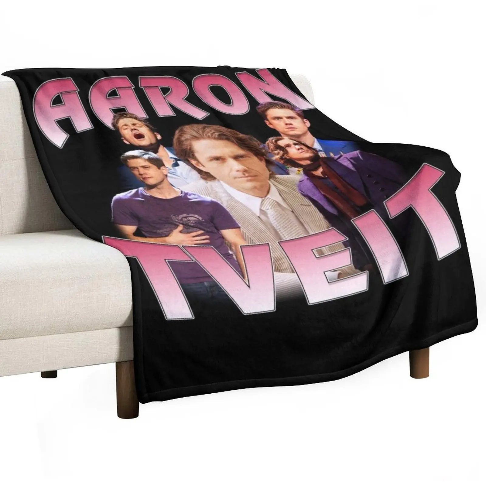 Aaron Tveit Retro Throw Blanket For Baby Beautifuls Flannels Large Bed Warm Blankets