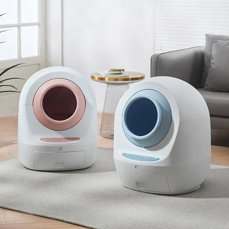 Robot Cat Boxes House Self-Cleaning Auto Cats Box Machine Self Cleaning Smart Automatic Cat Box