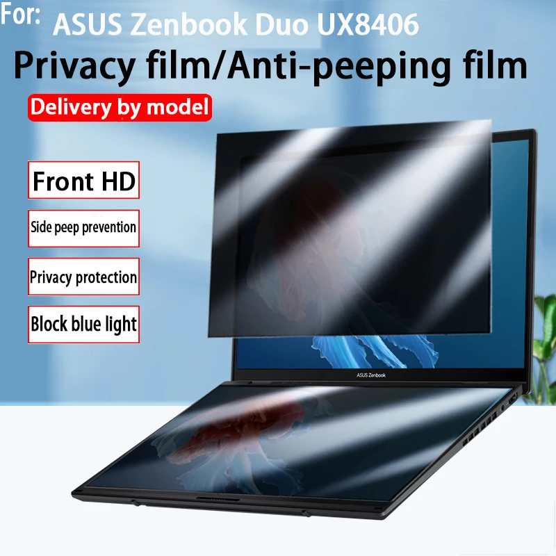

For 2025/2024 ASUS Zenbook Duo UX8406C Privacy Film Zenbook Duo UX8406M Laptop Anti-peep Film Protects Privacy Screen Film