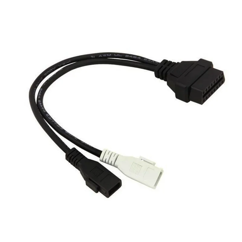 Cable de diagnóstico VAG para coche, adaptador de 2P + 2P a 16 pines para AUDI 2X2 OBD1 OBD2, 2P + 2P a 16 Pines, conector hembra para VW/Skoda