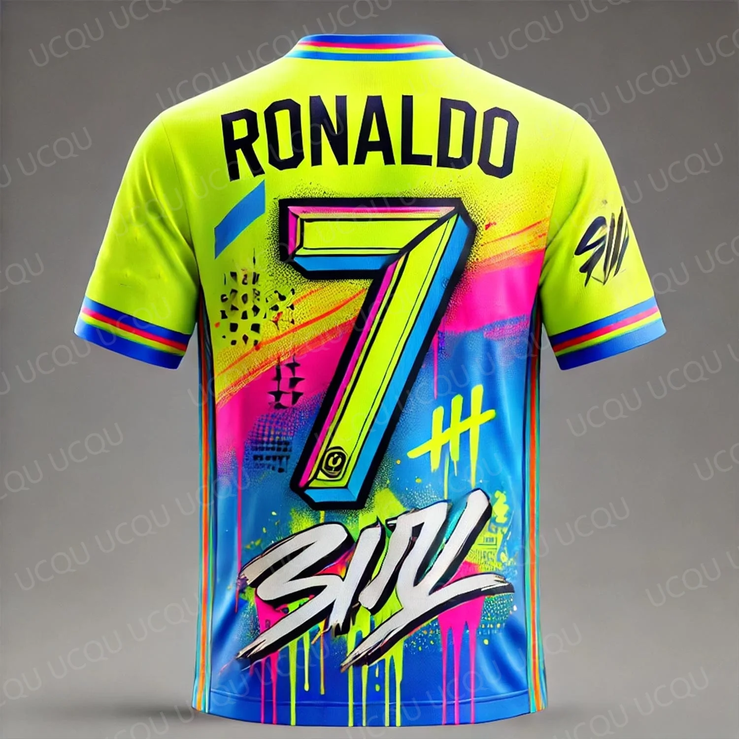 RONALDO-Camiseta deportiva con estampado de liberación limitada, Top de fútbol, ropa atlética de manga corta, regalo de seguidores, ropa de entrenamiento, camisa de verano