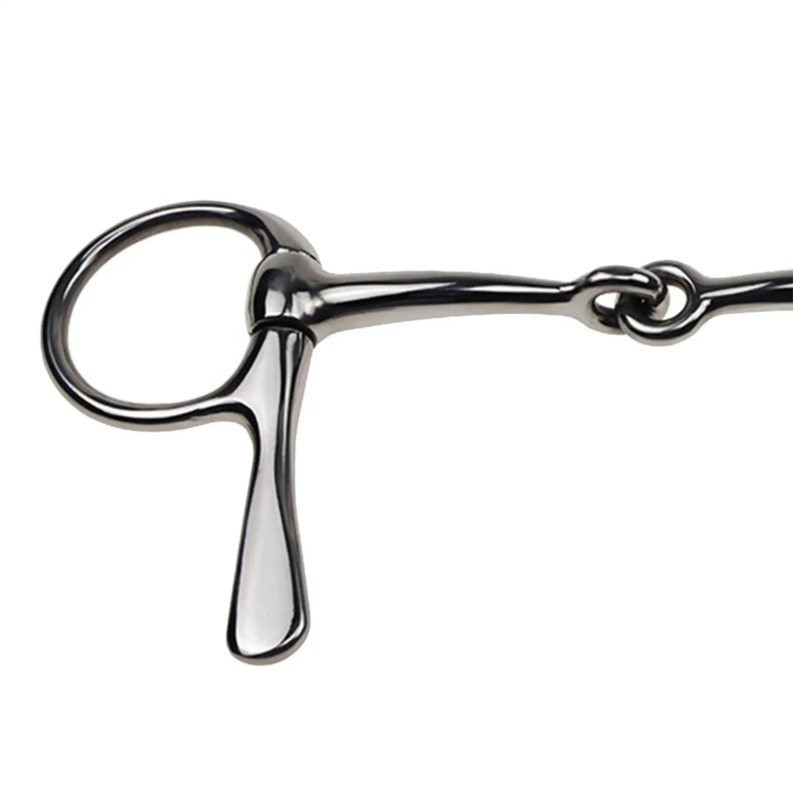 Horse Bit Mouth Snaffle Bit Gear Metal Wear Resistant, Horse Training Snaffle