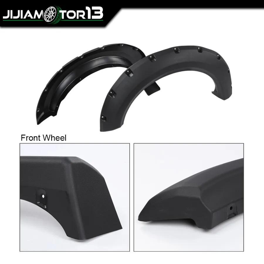 4 قطعة تناسب 20092014 F150 POCKETRIVETED STYLESIDE عجلة الحاجز مشاعل لشاحنة الطرق الوعرة تصميم جمالي حديث مع DURA