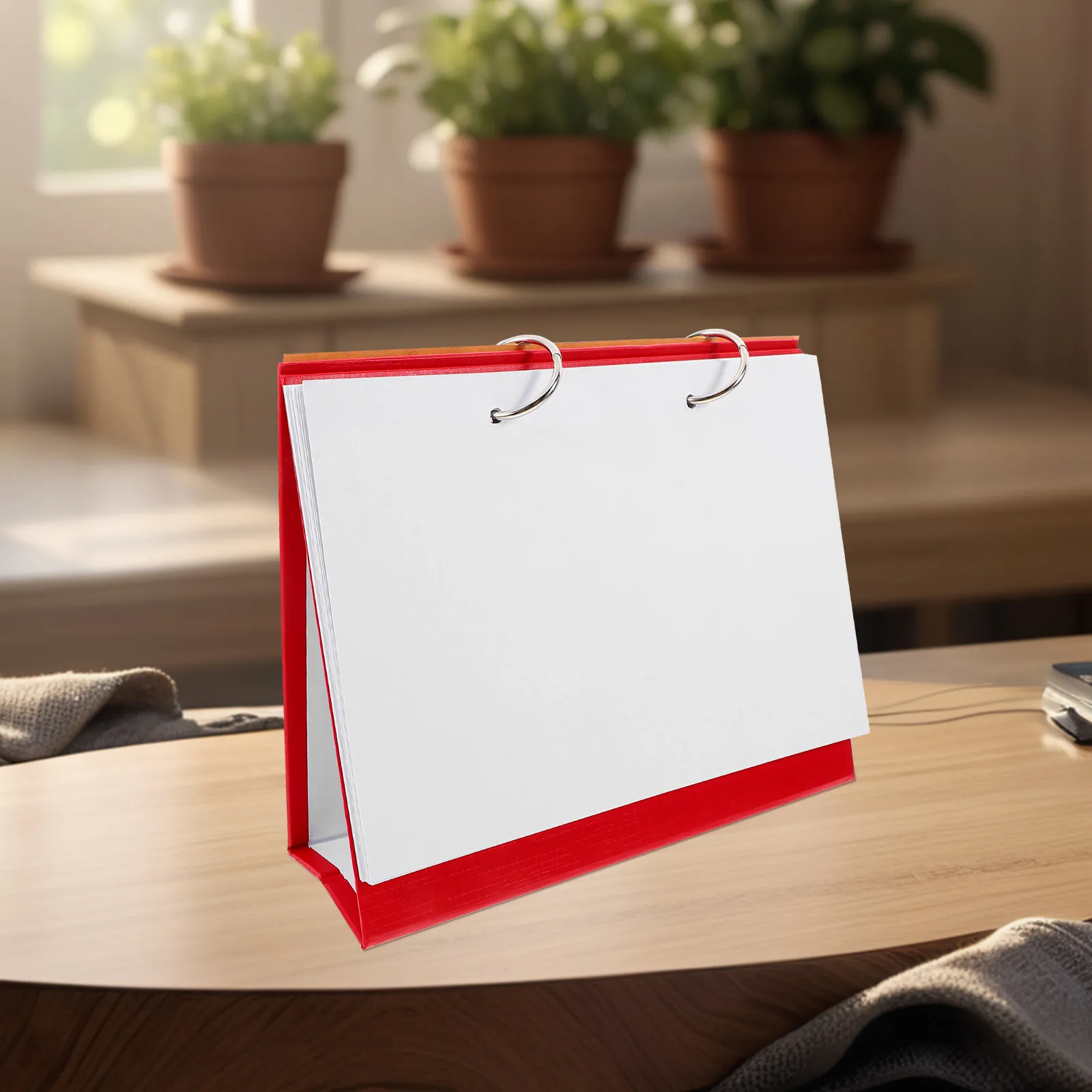 

Пустой настольный календарь-ежедневник с 2 кольцами, сменными толстыми съемными страницами, для самостоятельного изготовления, креативный, вечный, ежемесячный, для скрапбукинга