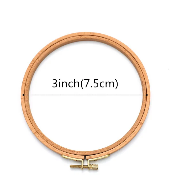 10 stks/partij Dia 3-12 inch Ronde Borduurhoepels Houten Beuken Kruissteek frame Hoops Craft Borduren Gereedschap