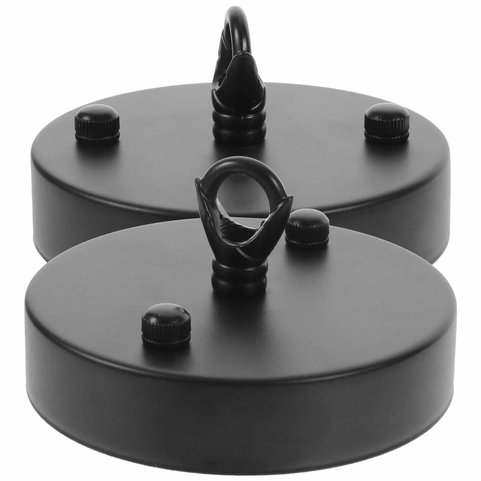 

2Pcs Ceiling Light Plate Chandelier Canopy Iron Aluminum Alloy Heavy-Duty Mounting Bracket for Pendant Light Fixture