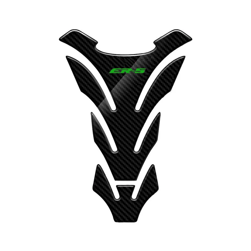 

3D Carbon Fiber Motorcycle Fuel Tank Pad Cover Protector Decal Stickers For Kawasaki ER-5 ER5