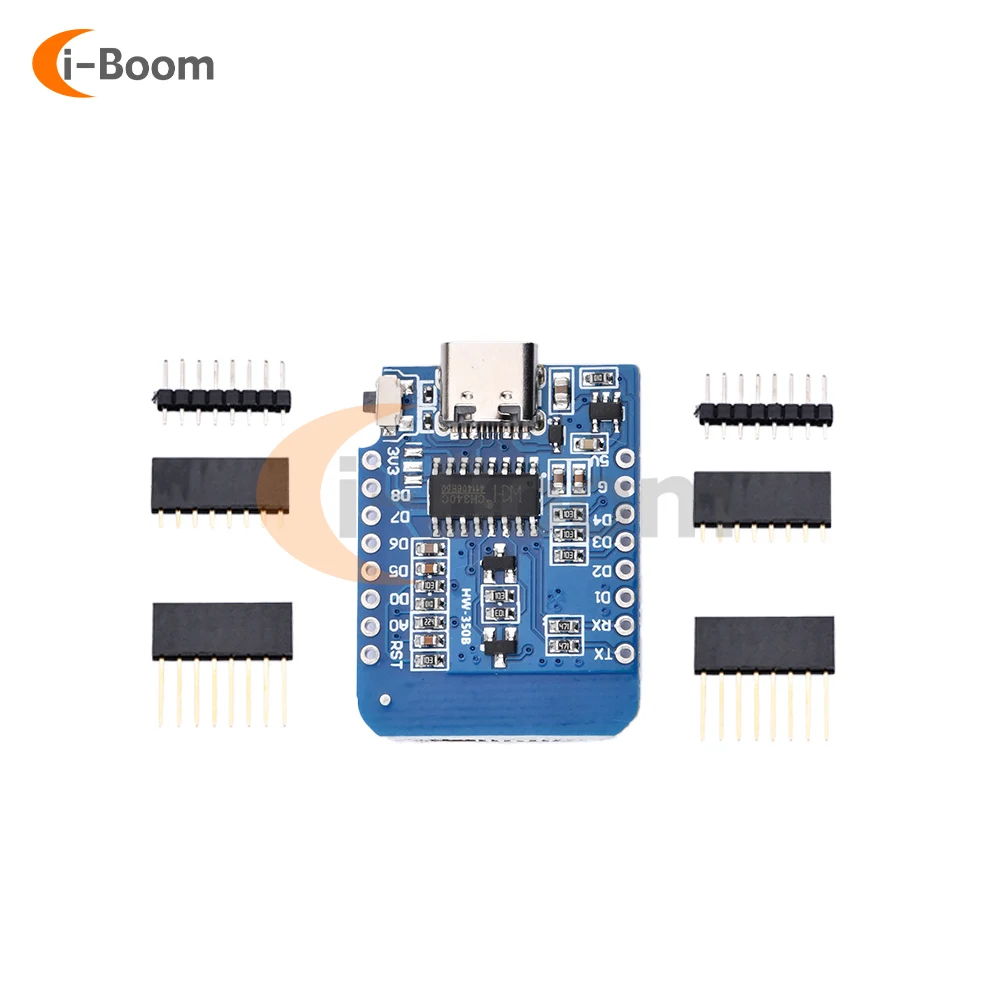

MINI ESP8266 ESP-12F Плата разработки WIFI Чип CH340G TYPE-C Интерфейс для модуля IoT программирования Arduino