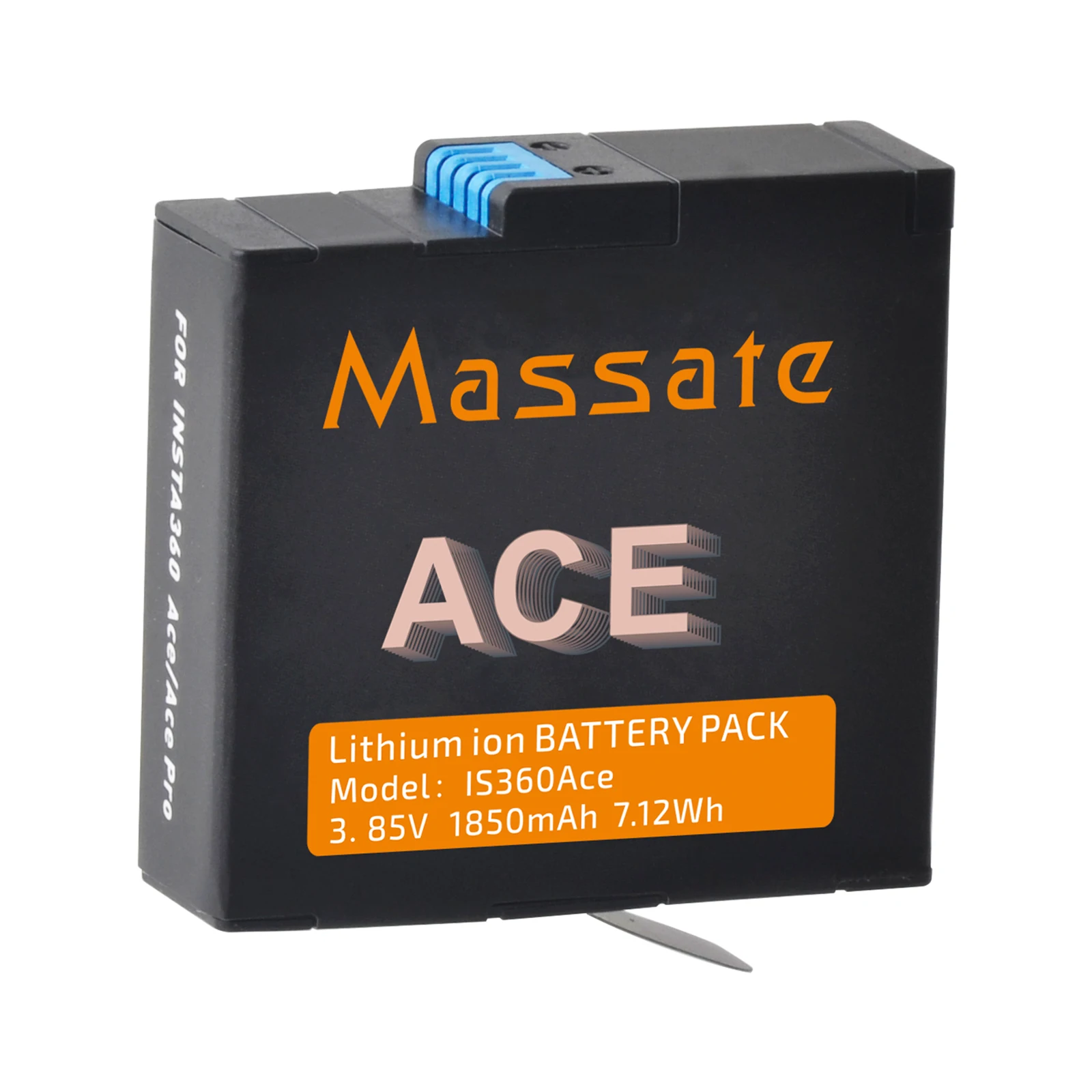 Massate Insta360 Ace Battery+Portable 3 Channel Battery Charging Storage Station For Insta360 Ace Insta360 Ace Pro Accessories