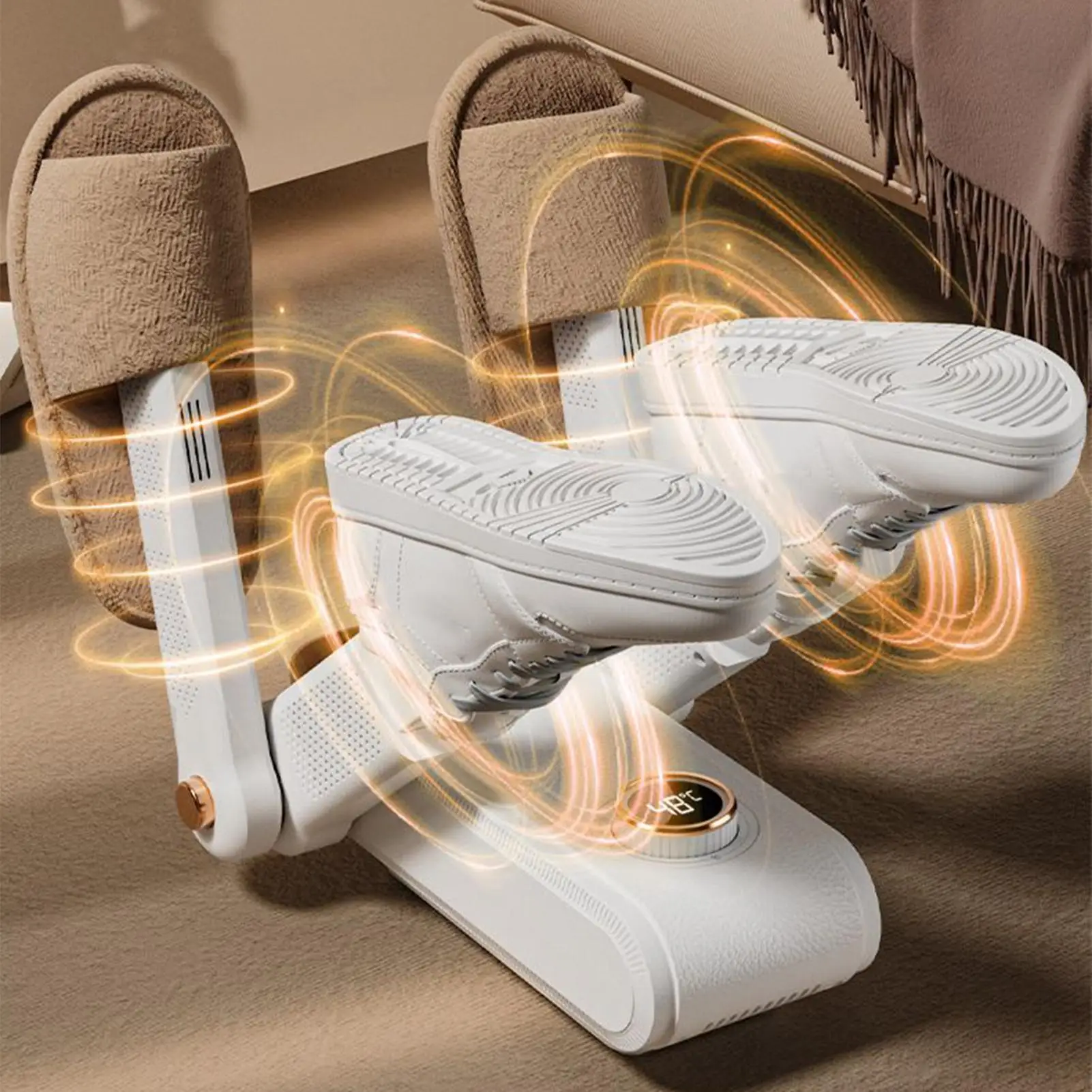 

Sneaker Dryer 3 Level Timer Heater Foldable Glove Dryer For Rainy Seasons Winter Months Gym Outdoor Adventures Work Sites