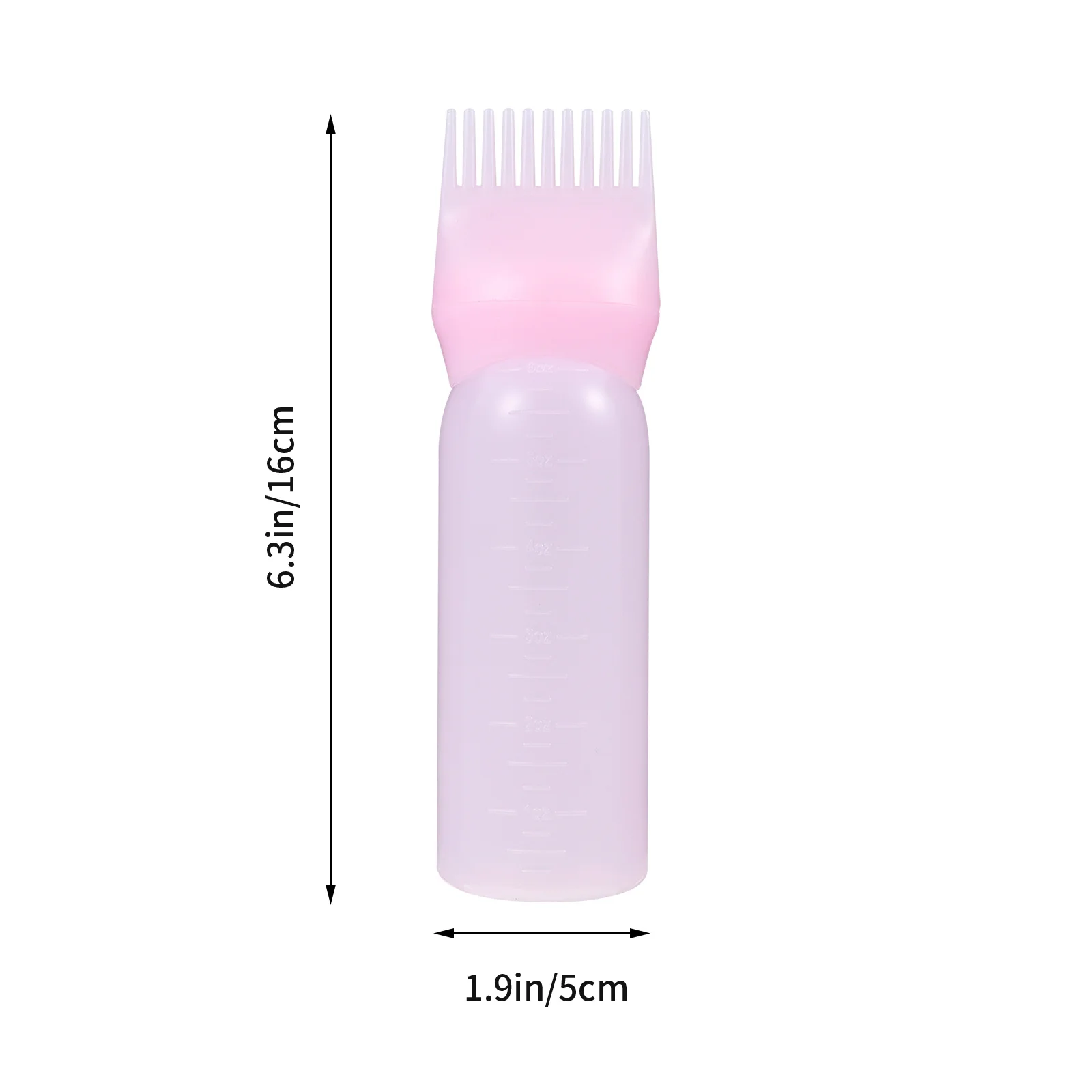 3 قطعة زجاجة التنظيف الجاف أداة توزيع تلوين الشعر مع مشط الجذر زجاجة بلاستيكية قابلة لإعادة الملء للاستخدام في الصالونات متدرجة #2