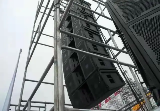 vt4888 line array dual 12" speaker 3 ways professional sound equipment for parties powered speakers 12 inch