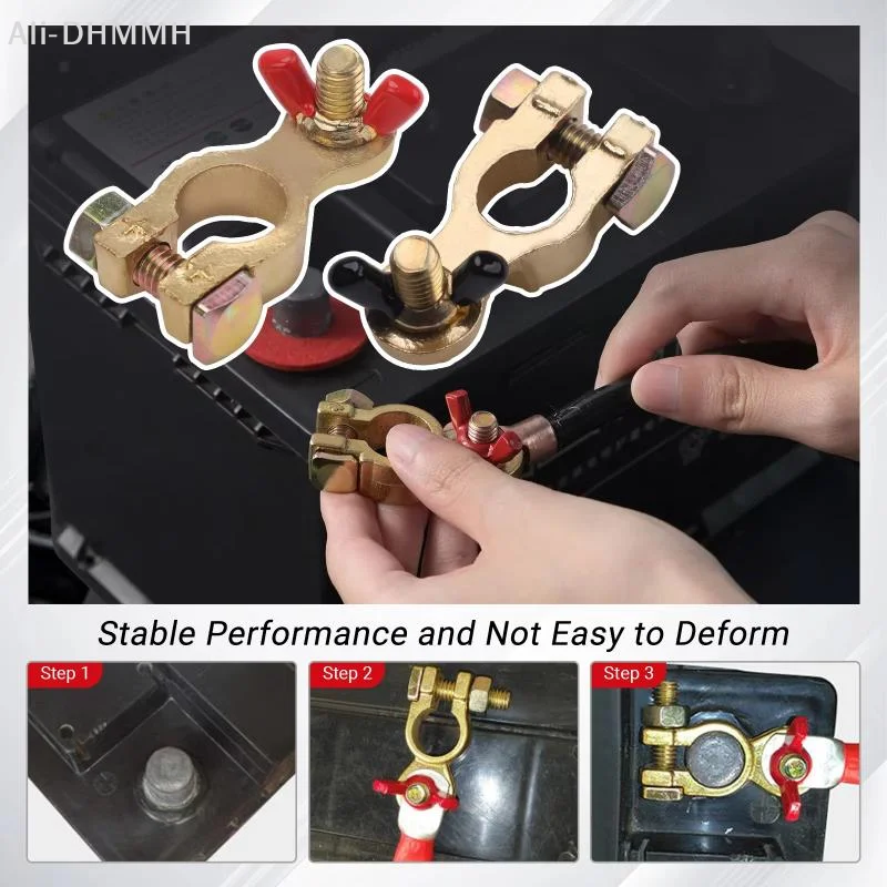 ZLinKJ مجموعة واحدة من مشابك و - مراجعة Battery Terminal Clamps Quick Release Brass وسعره