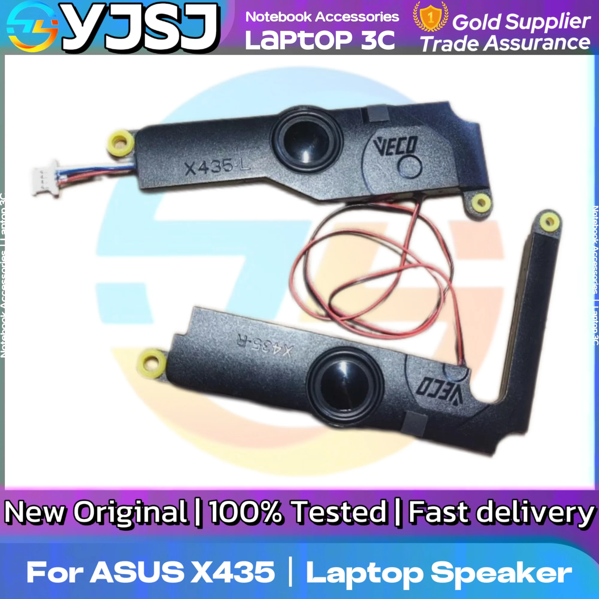 

Новый оригинальный аудиодинамик для ноутбука Asus X435 x435, встроенный левый и правый динамик, аудиосистема