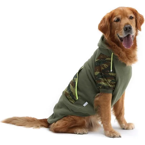 Dogi & Dog Large Breed Military Dog Sweati Dog clothes winter warm Pet Dog jacket coat clothing