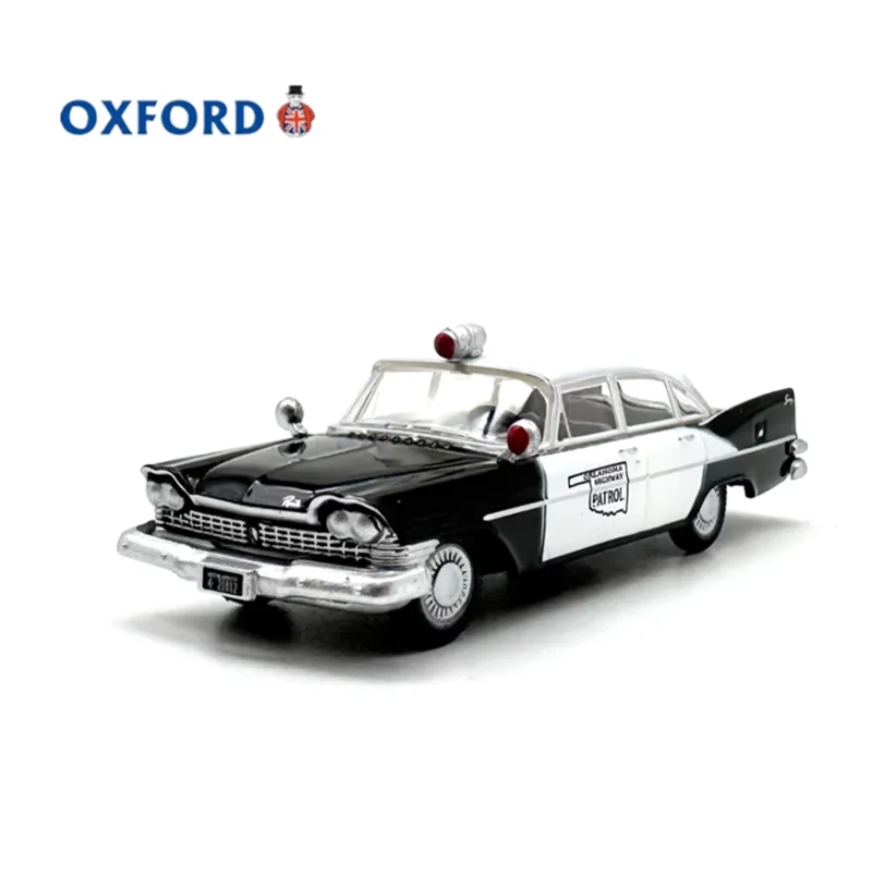 

Модель автомобиля OXFORD Diecast 1:87, полицейский патрульный автомобиль, ретро-стиль, готовая имитационная игрушка из сплава, статическая модель для демонстрации