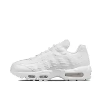 Nike Air Max 95 Women Fabric Synthetic Leather Shock-absorbing, Anti Slip, Wear-resistant Sports Running Shoes White